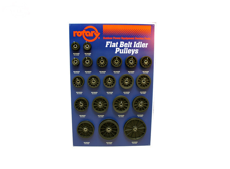 ROTARY # 10125 COMPOSITE FLAT IDLER PULLEY ASSORTMENT