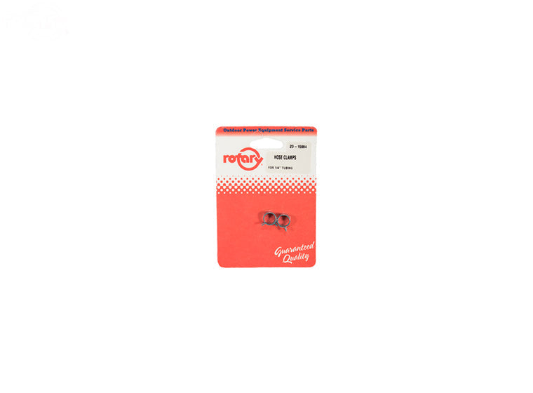 Rotary # 15904 HOSE CLAMPS 1/4"LINE (CARDED) Pack of 5