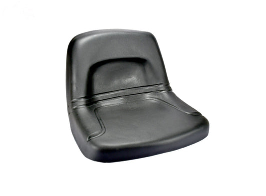 Rotary # 16215 HIGH BACK STEEL PAN SEAT - BLACK