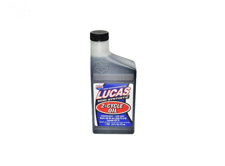 Rotary # 17207 LUCAS SEMI-SYN 2-CYCLE OIL 16 OZ.  Pack Of 12