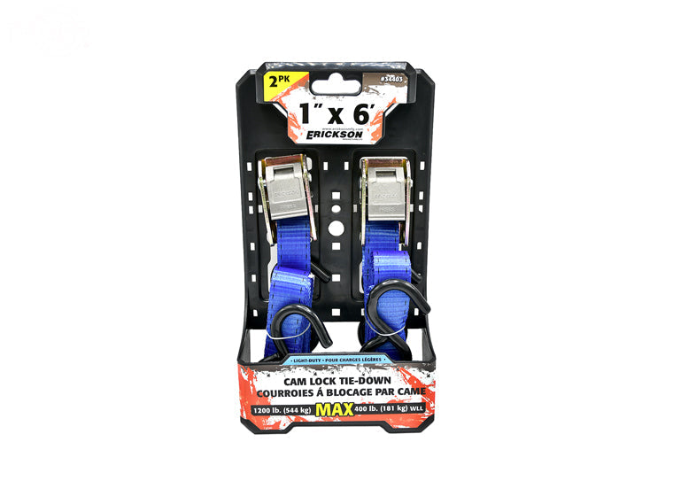 Rotary # 17405 CAM LOCK TIE-DOWN SET 1" X 6'