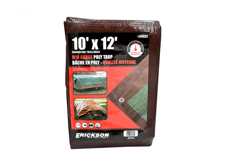 Rotary # 17408 REVERSIBLE MID-GRADE POLY TARP 10' X 12'