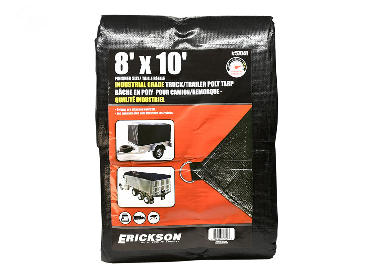 Rotary # 17412 INDUSTRIAL GRADE TARP 8' X 10' BLACK