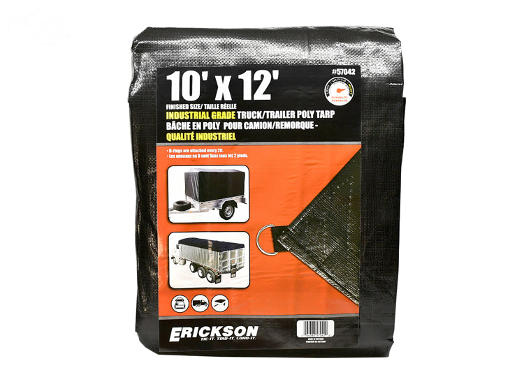 Rotary # 17413 INDUSTRIAL GRADE TARP 10' X 12' BLACK