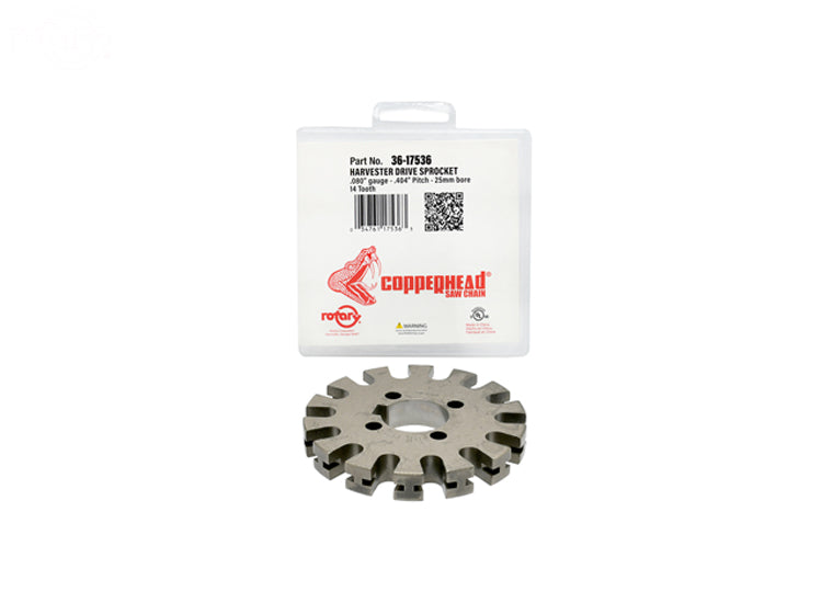 ROTARY # 17536 DRIVE SPROCKET 14T .404" FOR HARVESTER CHAIN