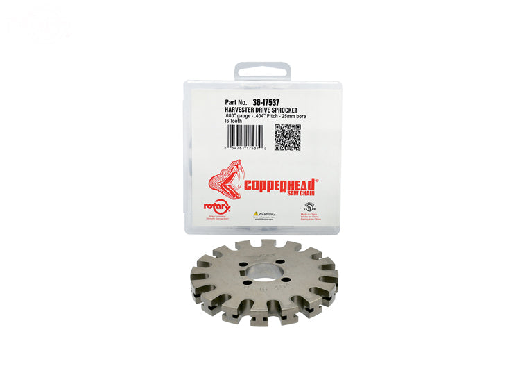 ROTARY # 17537 DRIVE SPROCKET 16T .404" PITCH FOR HARVESTER CHAIN