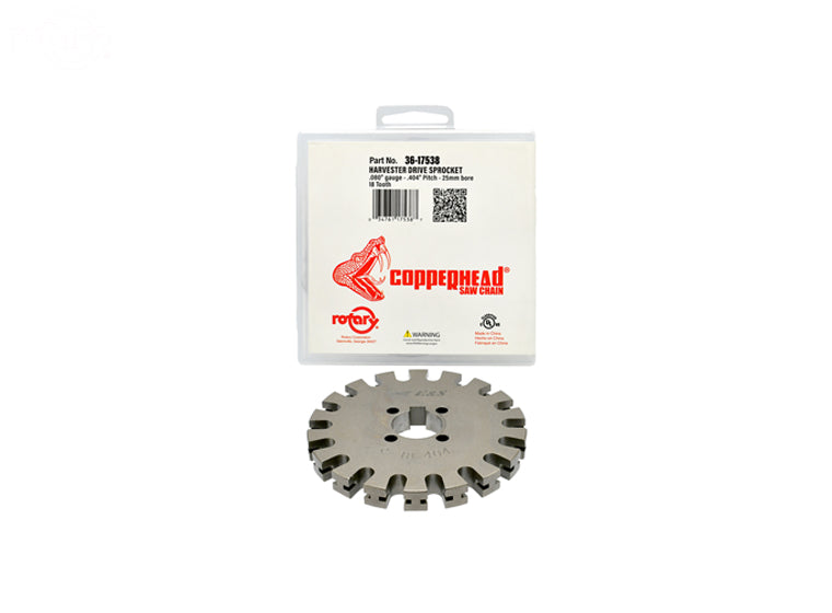 ROTARY # 17538 DRIVE SPROCKET 18T .404" FOR HARVESTER CHAIN