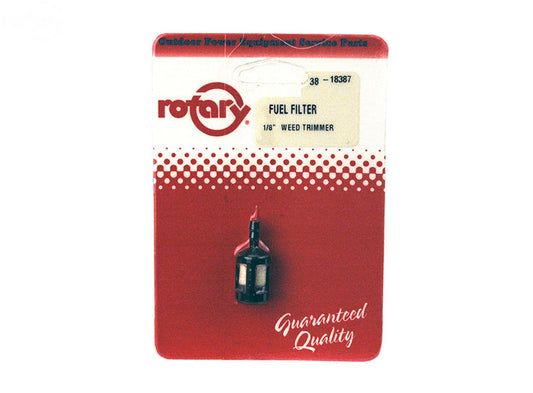 Rotary # 18387 FUEL FILTER 1/8" CARDED #4995 Pack of 5