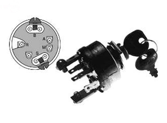 Rotary # 2942 IGNITION SWITCH FOR AYP