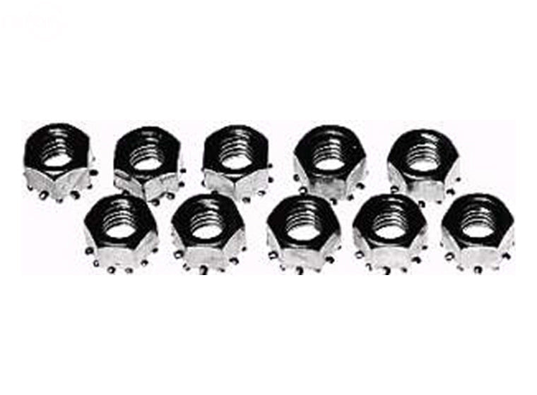 Rotary # 321 LOCK NUTS 3/8" COARSE  pack of 10