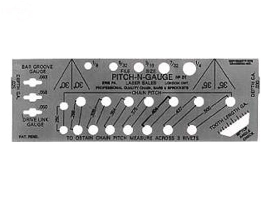 Rotary # 4248 CHAIN-BAR GAUGE TOOL