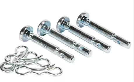 Rotary # 5613 SHEAR PIN & CLIP 1/4" X 1.75" Pack of 4 MTD 738-04155