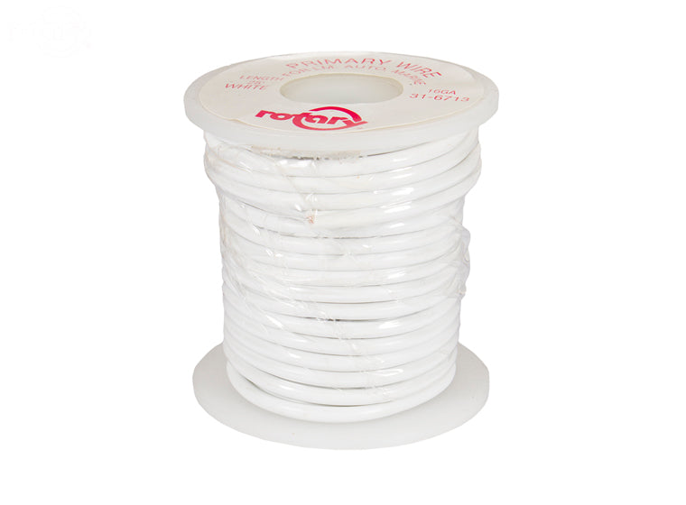 ROTARY # 6713 PRIMARY WIRE WHITE 16 AWG 25'