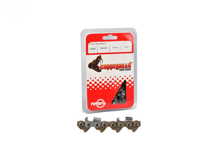Rotary # 7426072 .050 3/8 STD 72 LKS SEMI CHISEL WITHOUT BUMPER LINK