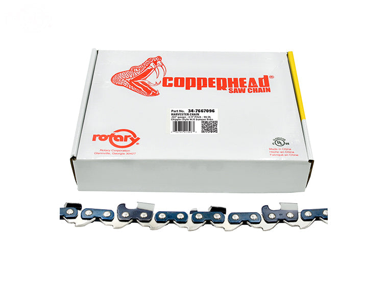 ROTARY # 7667096 3/4 PITCH HARVESTER CHIPPER SAW CHAIN