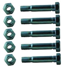 Rotary # 8628 SHEAR PIN & NUT SNOWBLOWER MTD 710-0891 Pack of 5